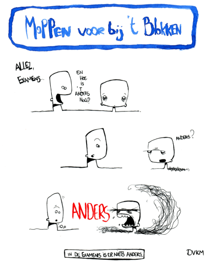 blokken studeren examens